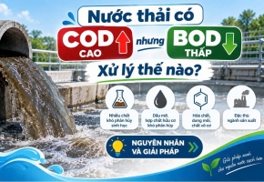 Nước Thải Có COD Cao Nhưng BOD Thấp: Nguyên Nhân &amp; Cách Xử Lý