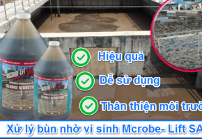 Vi sinh giảm bùn Microbe-Lift SA hiệu quả cho nước thải công nghiệp