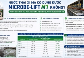 Nước thải xi mạ có dùng được Microbe Lift N1 không? 