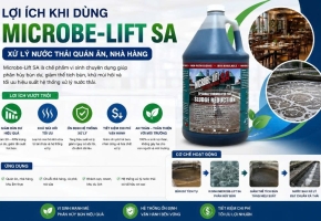 Tiết kiệm 40% chi phí xử lý bùn dư mỗi tháng nhờ men vi sinh Microbe-Lift SA