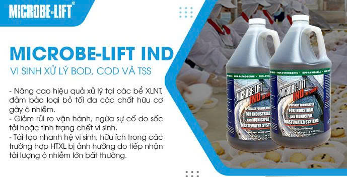Microbe-Lift IND – Vi sinh xử lý BOD, COD, TSS